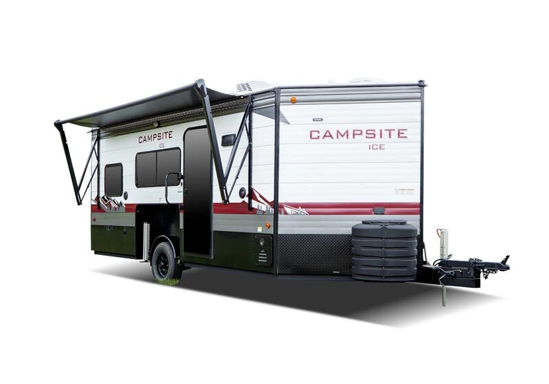 Forest River Campsite Ice