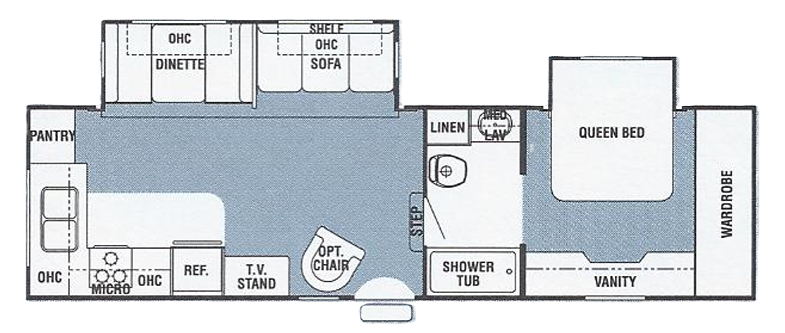 View 2001 Forest River Cherokee 295S complete specs and manufacturer brochures