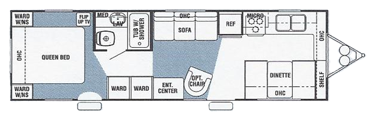 View 2001 Forest River Cherokee 30R complete specs and manufacturer brochures