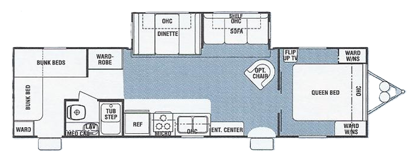 View 2001 Forest River Cherokee 33Z complete specs and manufacturer brochures