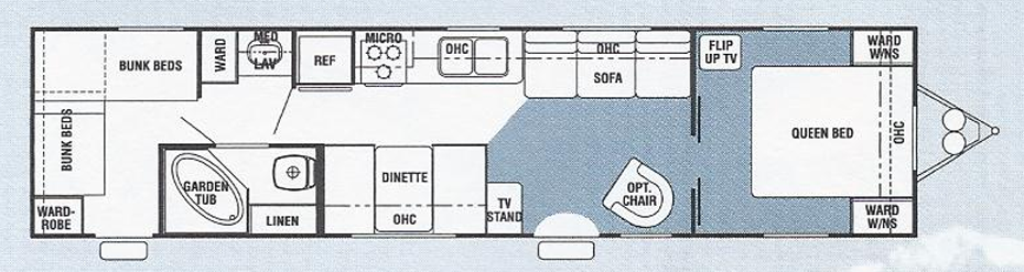 View 2001 Forest River Cherokee 35V complete specs and manufacturer brochures