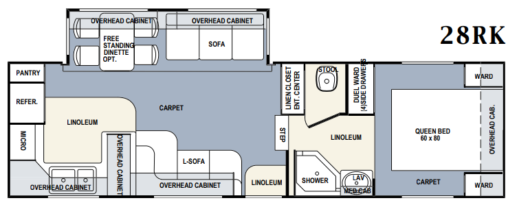 View 2004 Forest River Wildcat 28RK complete specs and manufacturer brochures
