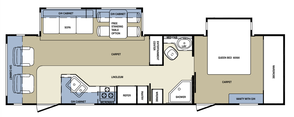 View 2006 Forest River Cardinal T33RLB complete specs and manufacturer brochures