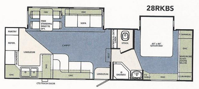 View 2007 Forest River Wildcat 28RKBS complete specs and manufacturer brochures