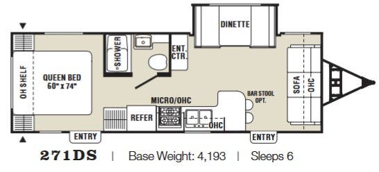 View 2008 Coachmen Captiva Ultra Lite 271DS complete specs and manufacturer brochures