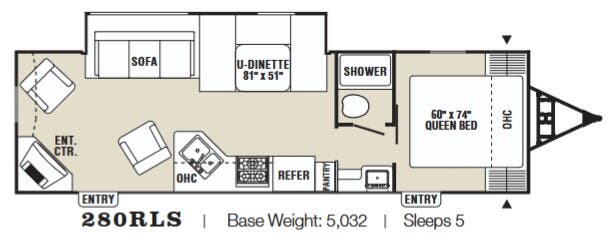 View 2008 Coachmen Captiva Ultra Lite 280RLS complete specs and manufacturer brochures