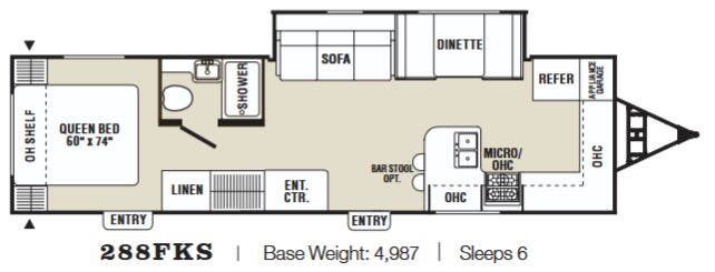 View 2008 Coachmen Captiva Ultra Lite 288FKS complete specs and manufacturer brochures