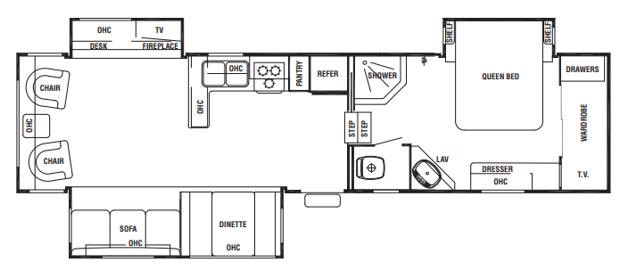 View 2008 Forest River Cedar Creek Silverback 33LCDTS complete specs and manufacturer brochures