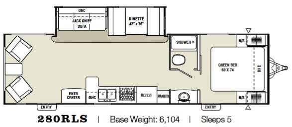 View 2009 Coachmen Captiva Ultra Lite 280RLS complete specs and manufacturer brochures
