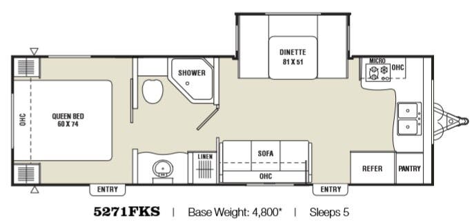 View 2009 Coachmen M-Series 5271FKS complete specs and manufacturer brochures