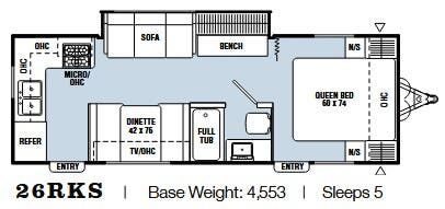 View 2009 Coachmen Spirit of America 26RKS complete specs and manufacturer brochures