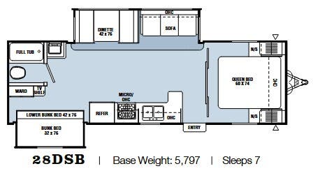 View 2009 Coachmen Spirit of America 28DSB complete specs and manufacturer brochures