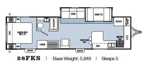 View 2009 Coachmen Spirit of America 28FKS complete specs and manufacturer brochures