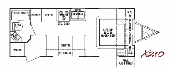 View 2009 Cruiser RV Fun Finder X X210 complete specs and manufacturer brochures