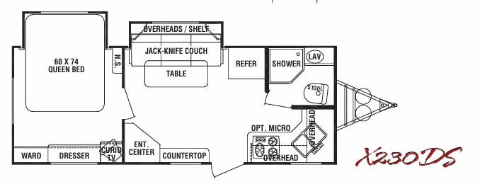 View 2009 Cruiser RV Fun Finder X X230DS complete specs and manufacturer brochures