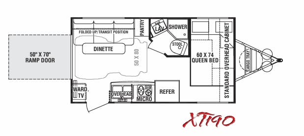 View 2009 Cruiser RV Fun Finder Xtra XT-190 complete specs and manufacturer brochures