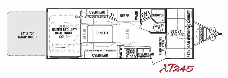 View 2009 Cruiser RV Fun Finder Xtra XT-245 complete specs and manufacturer brochures