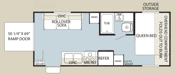 View 2009 Forest River Cherokee Grey Wolf 19RR complete specs and manufacturer brochures