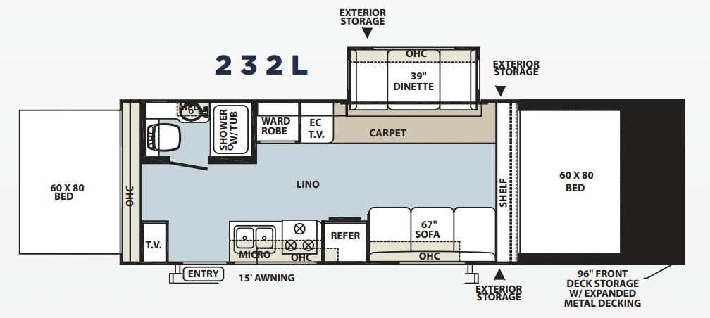 View 2009 Forest River Rockwood Roo 232L complete specs and manufacturer brochures