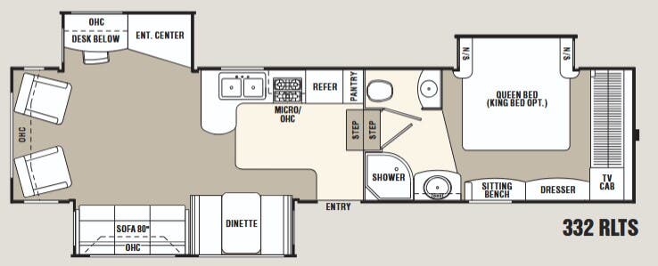 View 2010 Coachmen Wyoming  332 RLTS complete specs and manufacturer brochures