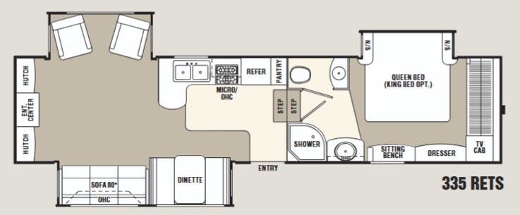 View 2010 Coachmen Wyoming  335 RETS complete specs and manufacturer brochures