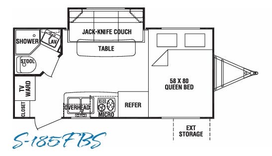View 2010 Cruiser RV Shadow Cruiser 185FBS complete specs and manufacturer brochures