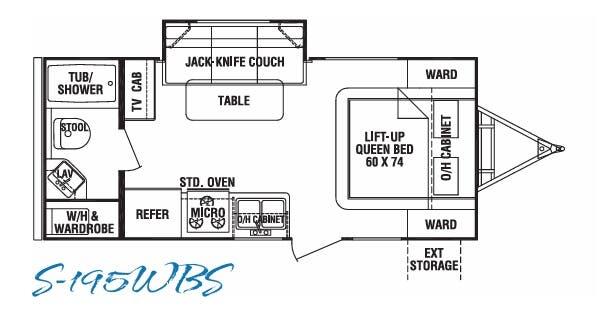 View 2010 Cruiser RV Shadow Cruiser 195WBS complete specs and manufacturer brochures