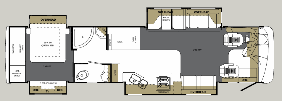 View 2010 Forest River Berkshire 390 QS complete specs and manufacturer brochures