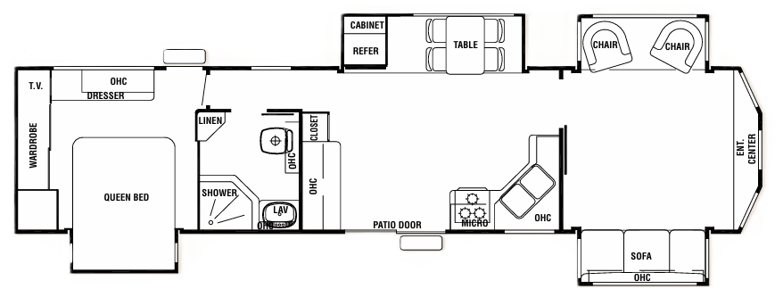 View 2010 Forest River Cedar Creek Cottage 40CFD complete specs and manufacturer brochures