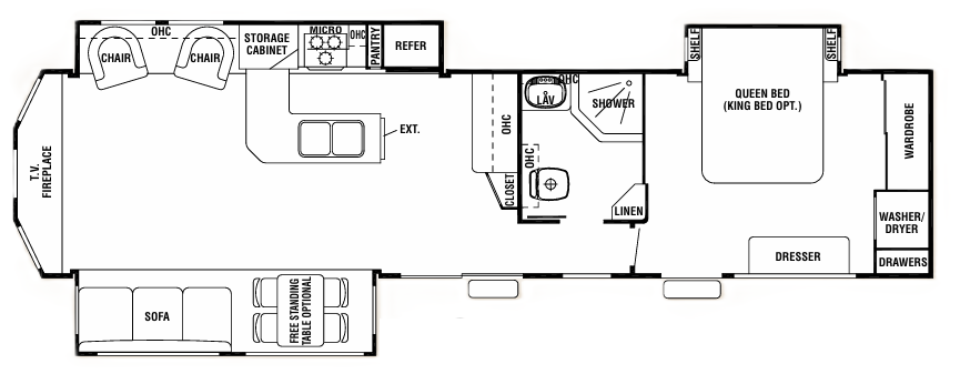 View 2010 Forest River Cedar Creek Cottage 40CRL complete specs and manufacturer brochures