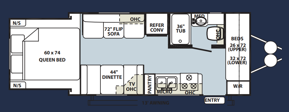 View 2010 Forest River Rockwood Roo 21RS complete specs and manufacturer brochures