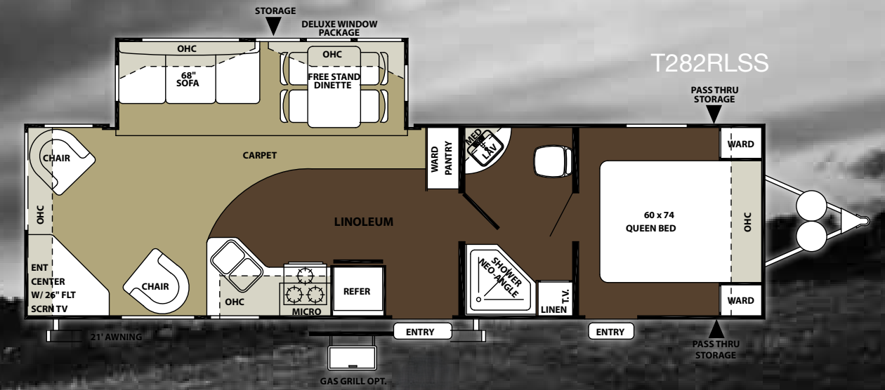 View 2010 Forest River Wildwood Heritage Glen 282RLSS complete specs and manufacturer brochures