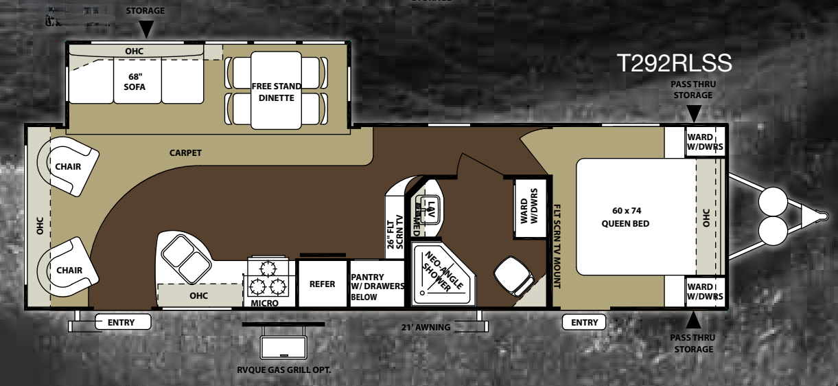 View 2010 Forest River Wildwood Heritage Glen 292RLSS complete specs and manufacturer brochures