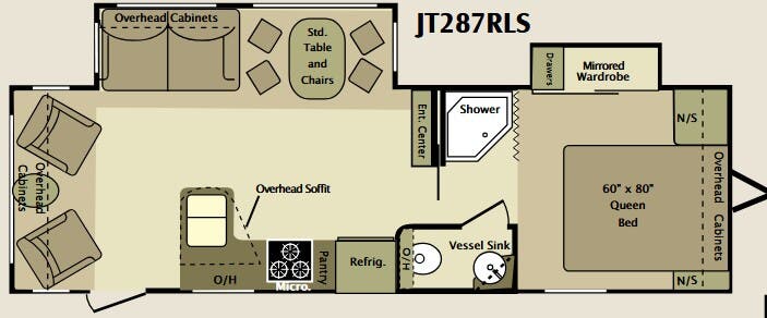 View 2010 Highland Ridge Open Range Journeyer JT287RLS complete specs and manufacturer brochures
