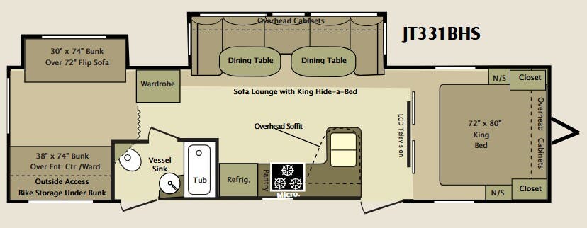 View 2010 Highland Ridge Open Range Journeyer JT331BHS complete specs and manufacturer brochures