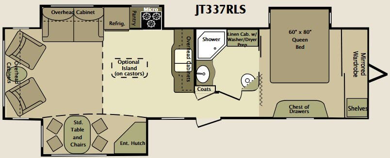 View 2010 Highland Ridge Open Range Journeyer JT337RLS complete specs and manufacturer brochures