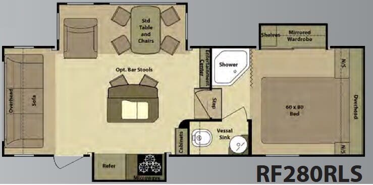 View 2010 Highland Ridge Open Range Roamer RF280RLS complete specs and manufacturer brochures