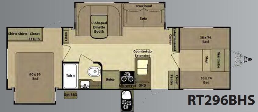 View 2010 Highland Ridge Open Range Roamer RT296BHS complete specs and manufacturer brochures