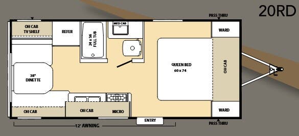 View 2011 Coachmen Catalina 20 RD complete specs and manufacturer brochures