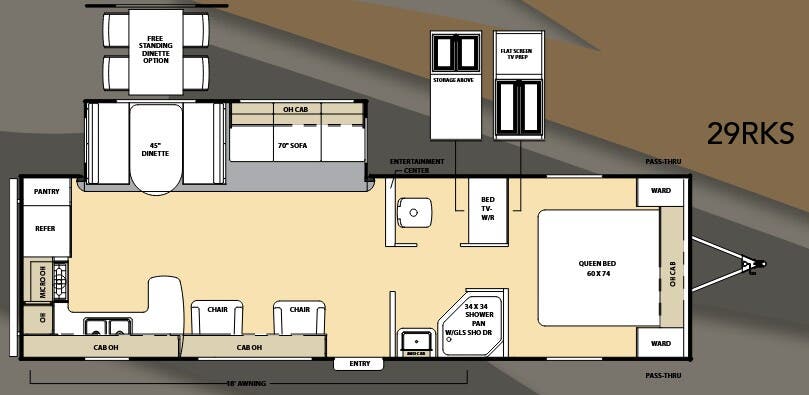 View 2011 Coachmen Catalina 29 RKS complete specs and manufacturer brochures