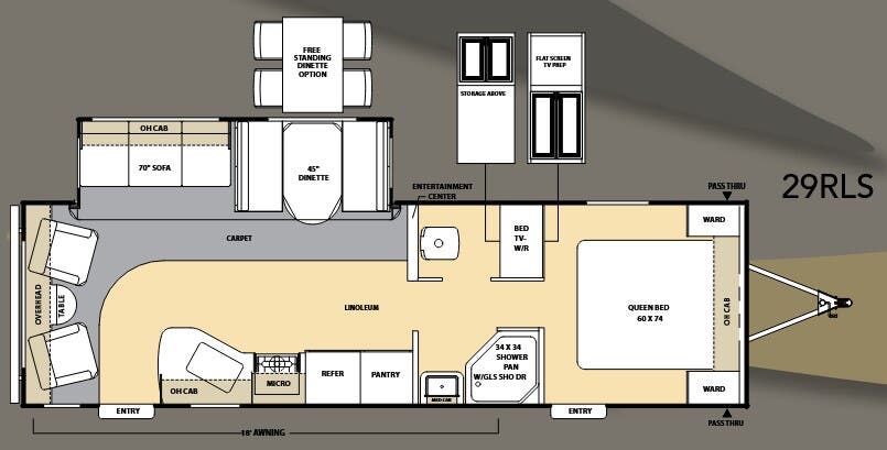 View 2011 Coachmen Catalina 29 RLS complete specs and manufacturer brochures