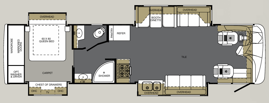 View 2011 Forest River Berkshire 360 QS complete specs and manufacturer brochures