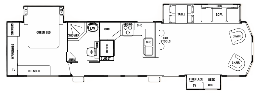 View 2011 Forest River Cedar Creek Cottage 40CFL complete specs and manufacturer brochures