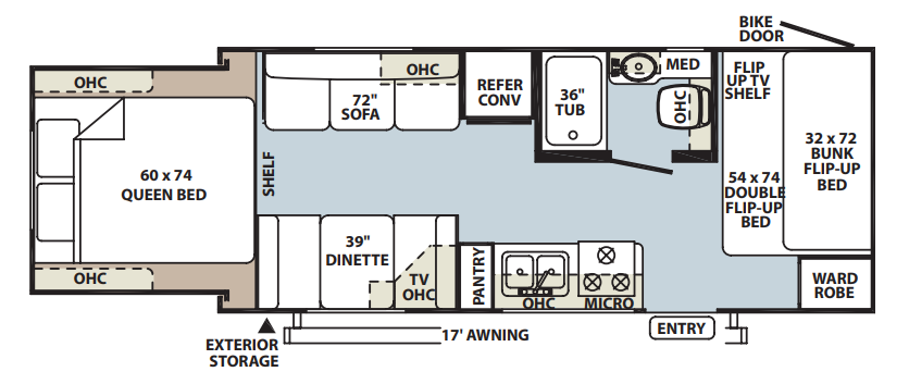 View 2011 Forest River Rockwood Roo 23RS complete specs and manufacturer brochures