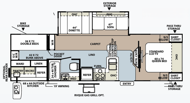 View 2011 Forest River Rockwood Signature Ultra Lite 8317RKSS complete specs and manufacturer brochures