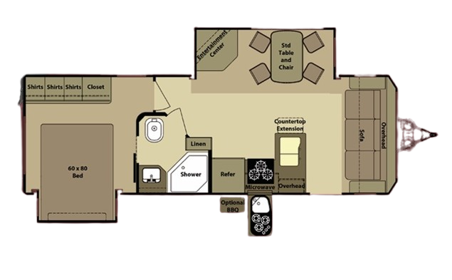 View 2011 Highland Ridge Mesa Ridge MR243F complete specs and manufacturer brochures