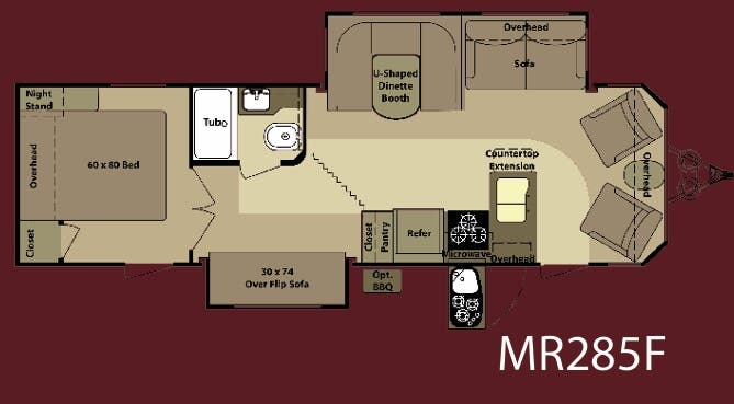 View 2011 Highland Ridge Mesa Ridge MR285F complete specs and manufacturer brochures