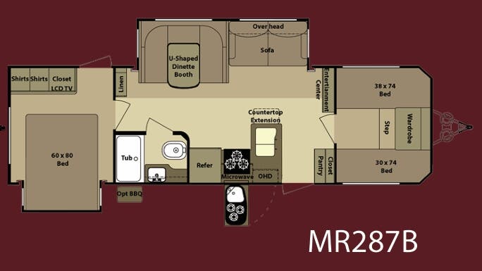 View 2011 Highland Ridge Mesa Ridge MR287B complete specs and manufacturer brochures