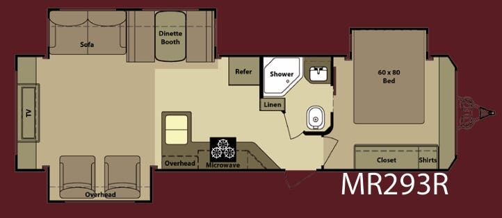 View 2011 Highland Ridge Mesa Ridge MR293R complete specs and manufacturer brochures