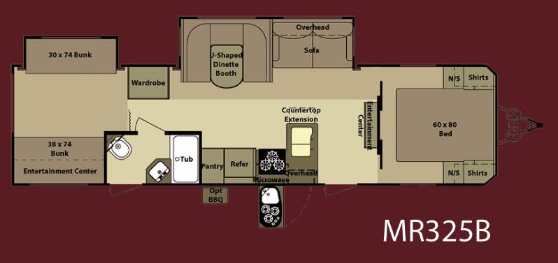 View 2011 Highland Ridge Mesa Ridge MR325B complete specs and manufacturer brochures